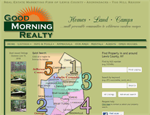 Tablet Screenshot of goodmorningrealty.com